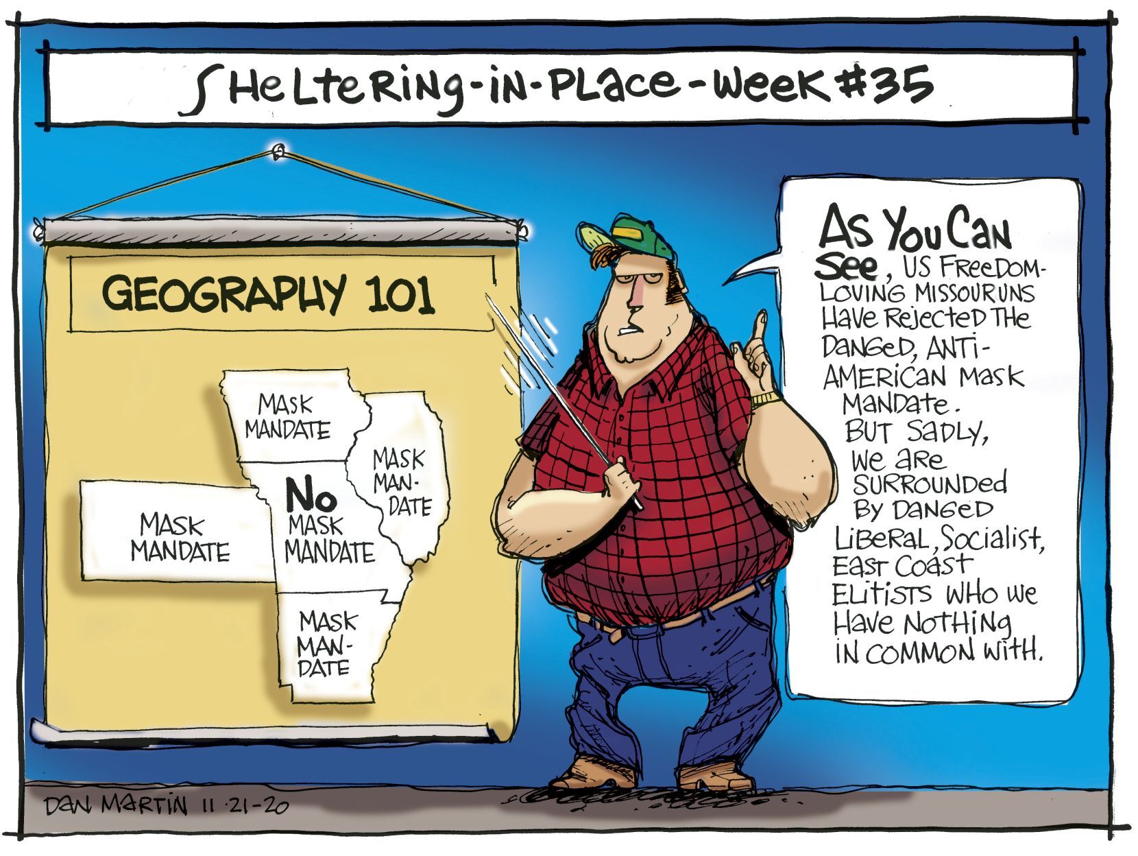 Nov. 21: Week 35 (Geography 101)